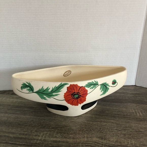 Vtg Brentleighware Large Floral Planter - Picture 3 of 16